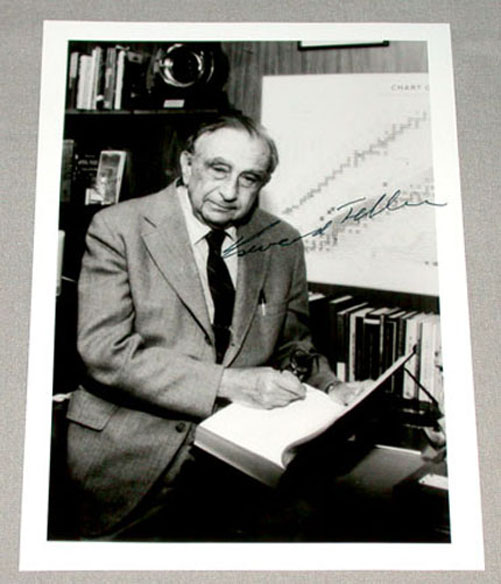 Original Edward Teller Physicist Father of The H Bomb Signed Photo | eBay