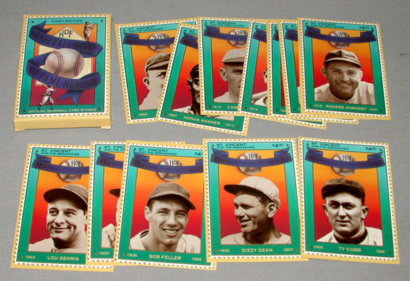 Baseball Hall Of Fame Heroes St. Vincent 12 Card Set  